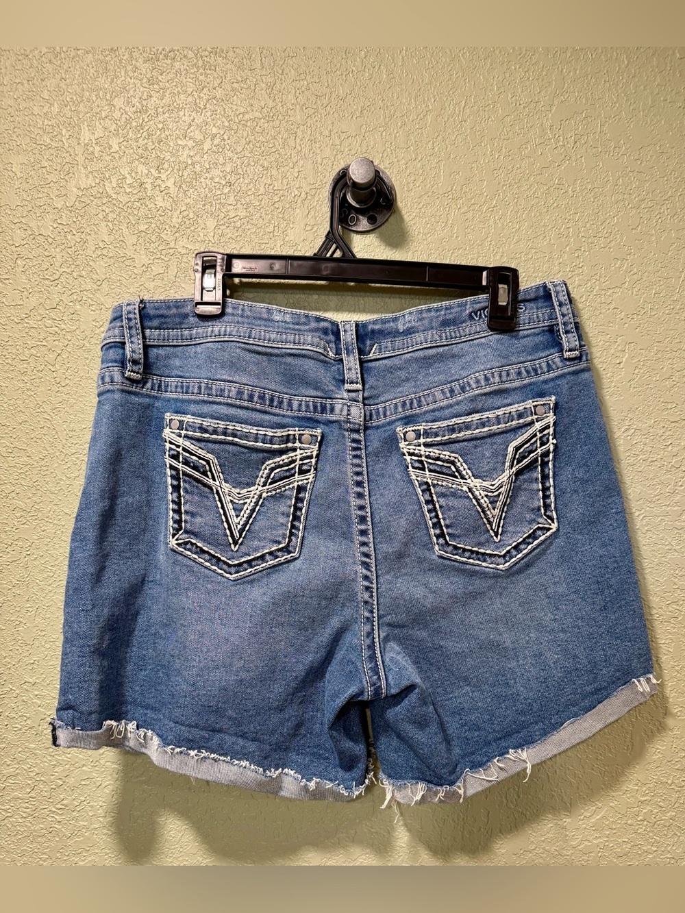 Vigoss Light Blue Denim Shorts 16 - Picture 4 of 5